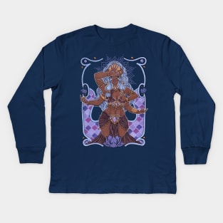 Opal Goddess Kids Long Sleeve T-Shirt